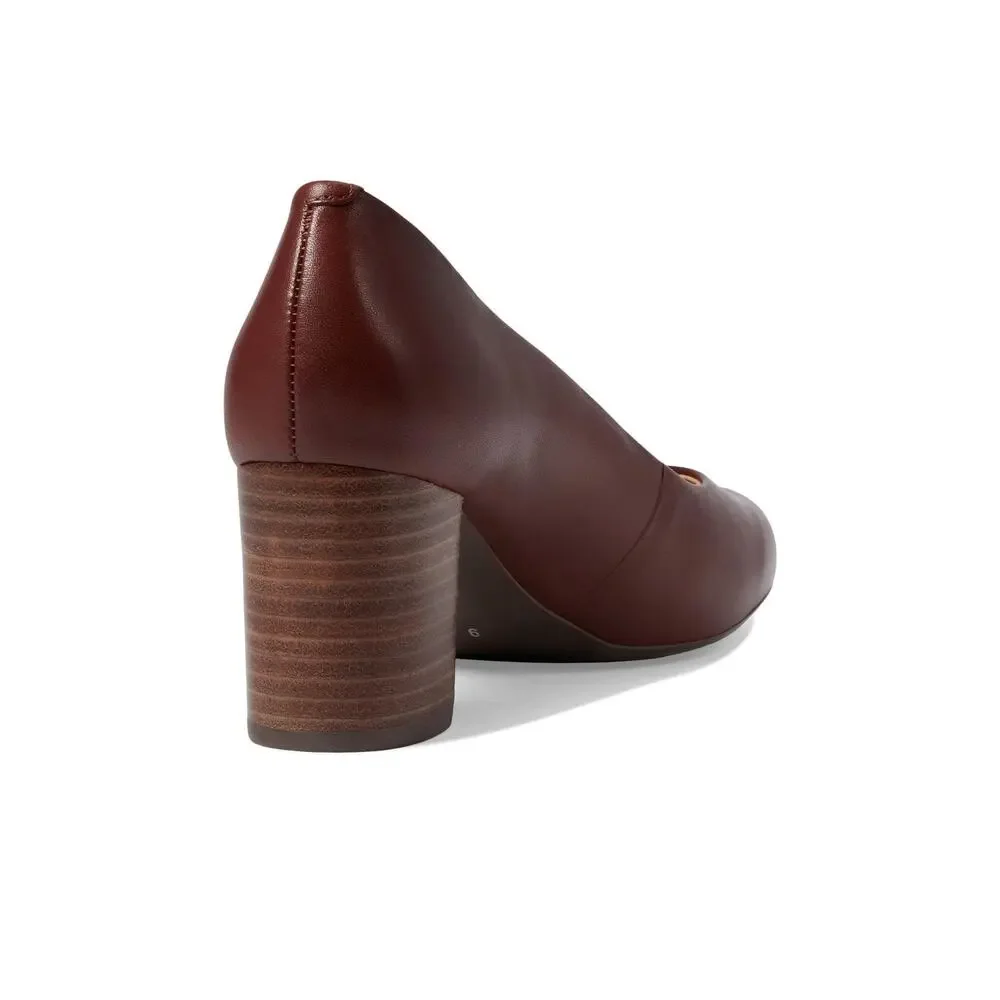 MARC JOSEPH NEW YORK MIDTOWN PUMPS MAHOGONY BURNISHED NAPPA 10 M